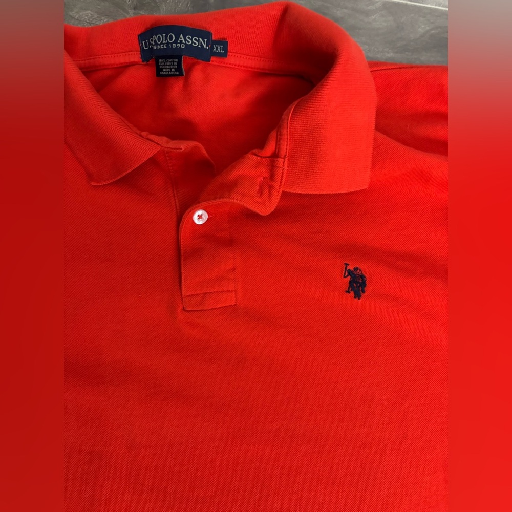 U.S POLO ASSN Polo Shirt XXL 100% Cotton